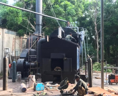  Thi Công Lắp Đặt Nồi 5000kg/h Tại Vĩnh Cửu Đồng Nai